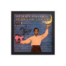 Sammy Davis Jr. signed Just For Lovers album Reprint - $75.00