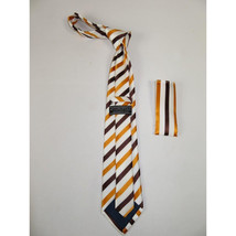 Men's Vito Rofolo From Italy Tie Hankie Set Gift Boxed 100% Silk VR-18 image 3