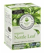 NEW Traditional Medicinals Tea Organic Nettle Leaf Caffeine Free Herbal - £8.08 GBP