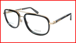 ZILLI Eyeglasses Frame Titanium Acetate Black Gold France Made ZI60021 C... - £771.35 GBP