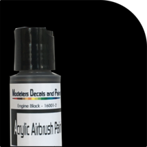 Engine Black 1oz Acrylic Air Brush Paint - $4.90