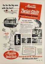 1952 Print Ad Martin 100 Outboard Motors National Pressure Cooker Eau Cl... - £17.86 GBP