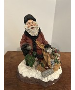 Vintage 80s Santa Christmas Figure June McKenna St Nick Statue Retro Hol... - £47.01 GBP