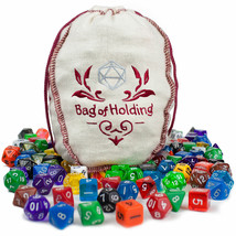 Bag of Holding: 140 Polyhedral Dice in 20 Complete Sets - £43.73 GBP