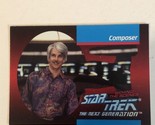 Star Trek Next Generation Trading Card #BTS33 Composer Jay Chattaway - £1.53 GBP