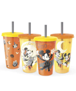 Four (4) ~ Zak  ~ 24 oz Glow in the Dark Halloween Cups ~ Disney ~ Micke... - $35.88 CAD