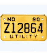 1990 United States North Dakota Utility Special License Plate Z12864 - $20.35 CAD
