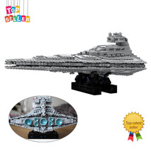 Building Blocks Set for Imperial Star Destroyer with Stand MOC Bricks Toy 1459pc - £117.31 GBP