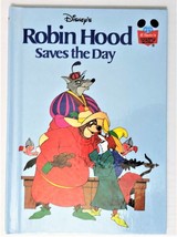 Disney&#39;s Hardcover Vintage Children&#39;s Book Robin Hood Saves The Day 1980 - £4.74 GBP