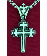 Mini Sterling Silver Celtic Cross Pendant for Men and Women. Heavy Rocke... - $95.00