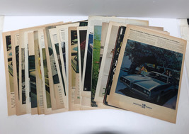 Lot 22 Pontiac Large Piste Grand Prix Firebird Imprimé Art Voiture Annonce - £107.50 GBP