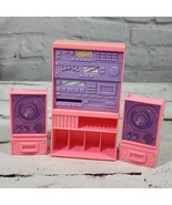 Vintage 80s Barbie Dollhouse Entertainment Center With Speakers Arco 198... - £13.23 GBP
