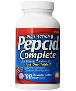 Pepcid Complete Dual Action Acid Reducer and Antacid Berry Flavored Chew... - $658.52 MXN