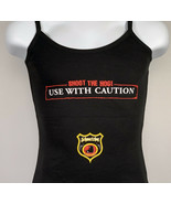 Schwartzhog Shoot the Hog Use with Caution Tank Top Shirt Womens Juniors... - £17.01 GBP