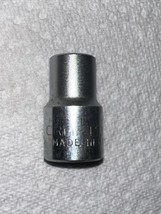 Vintage  CRAFTSMAN 1/2&quot; DRIVE SHALLOW SOCKET, 7/16&quot;, 12 POINT, EE SERIES... - £6.23 GBP