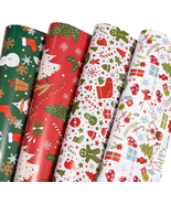 Christmas Wrapping Paper Folded for Kids Boys Girls Man Women Gift&#39;S. Pa... - €6,65 EUR
