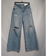 Arizona Jeans Juniors 3(Small) Baggy Through Hip/Thigh Low Rise Wide Leg... - $45.53