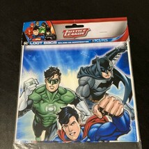 Justice League Party-8 Pc Party Loot Candy Bags Superman,Batman, Green L... - $2.96