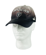 NFL Raiders Puma Cap Hat Ombe Black Oakland Las Vegas Strapback Football - $15.99