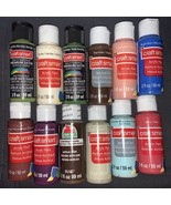 Craft Smart Delta Acrylic Paint 2 fl.oz. ￼ Bottles Lot #2. /Lot mixed Of 12 - $10.67 CAD