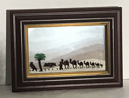 UAE 7 Sands Different colors Framed Art Collectible Camel Caravan Falcon... - £15.80 GBP