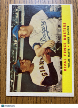 1958 Topps Rival Fence Busters #436 - £31.29 GBP