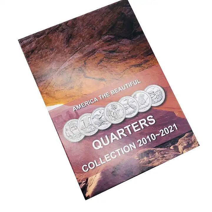 2010-2021 Hardcover with Foam Inner Coin Collection Album for USA State Quarters Item image 2