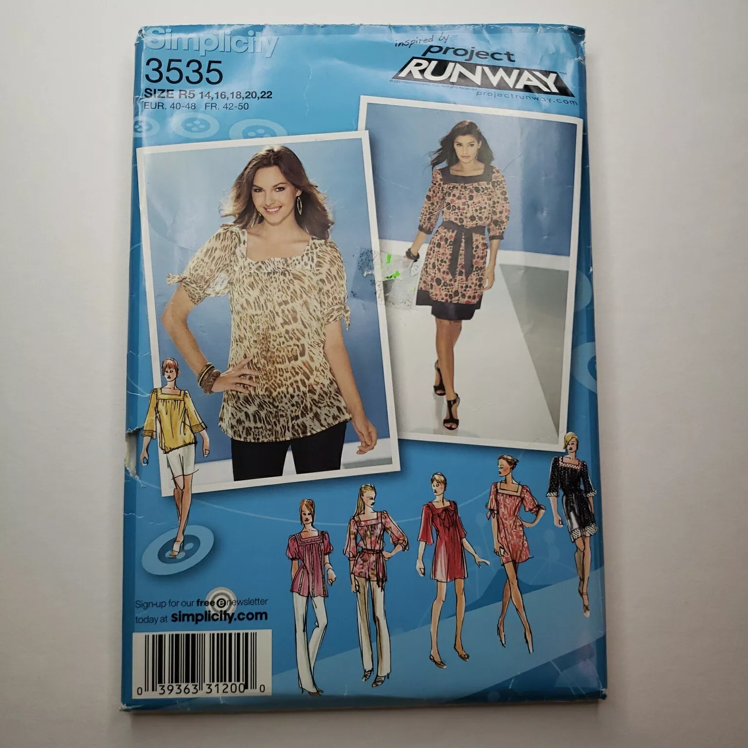 Simplicity 3535, Size R5 (14-16-18-20-22) - £5.31 GBP