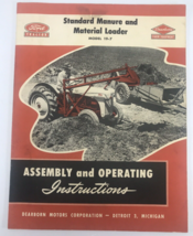 Ford Tractor Standard Loader Assembly Operating Instructions Manual 1948 19-7 - £6.15 GBP