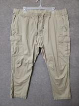 Polo Ralph Lauren Slim Fit Twill Cargo Pants Mens 48x30 Big Tall Khaki Stretch - £62.28 GBP