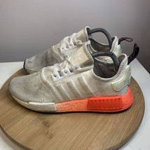 Adidas NMD R1 Mens Size 7 Shoes “Cloud White And Solar Red” Sneakers - £19.54 GBP