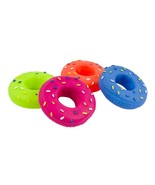 5.3 Inch Donut Squeaky Dog Toy Assorted Colors - £3.95 GBP