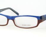 Gafas De Sol Romeo Gigli RG39804 Azul / Marrón Montura 52-17-130mm Italia - $96.02