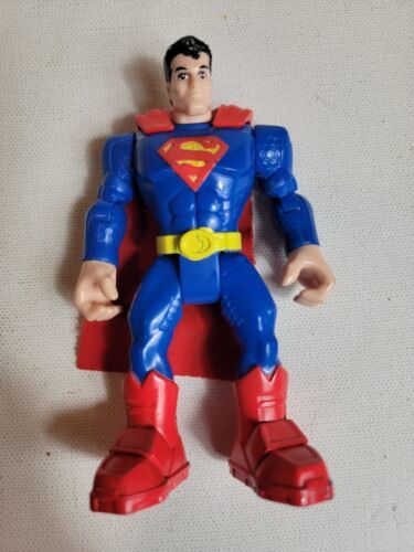 DC Comics Super Heroes - Superman 5&quot; Action Figure Playskool 2009 - $9.03