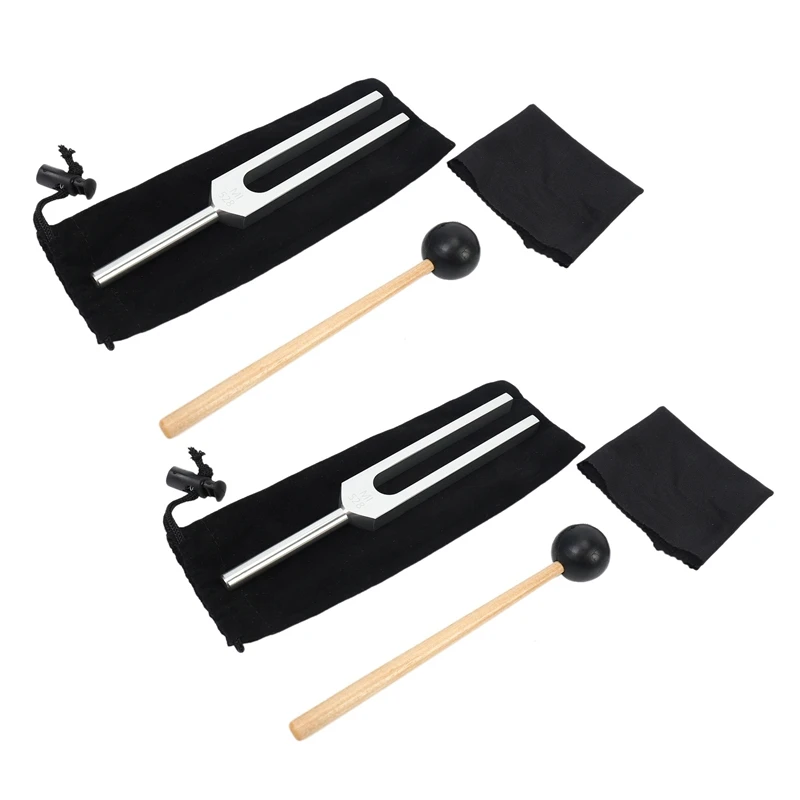 2X Tuning Fork 528C 528HZ Tuner With Mallet Set For DNA Repair Healing N... - $125.37