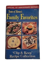 2002 Special 10th Anniversary Ed Taste of Home&#39;s Family Favorite Recipe Cookbook - £15.52 GBP