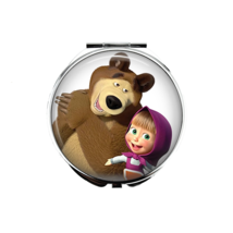 1 Masha and the Bear Portable Makeup Compact Double Magnifying Mirror - £11.13 GBP