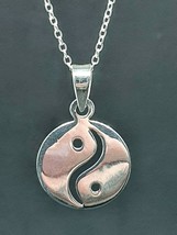 Yin Yang Pendant Necklace Taijitu 925 Silver Universal Balance Jewellery Boxed - £23.41 GBP