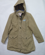 Filson $450 Womens M Field Parka Coriander Jacket Hooded Beige Coat Logo... - £112.05 GBP