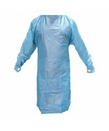 Disposable CPE Isolation Gowns Blue With finger hole Dental-Medical 60 PACK - $46.50