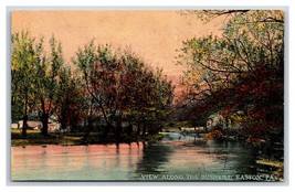 View on Bushkill River Easton Pennsylvania PA UNP DB Postcard T2 - $5.63