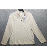 FILA UPF 50 Golf Performance Activewear Shirt Men&#39;s S Tan Mock Neck Quar... - $29.52