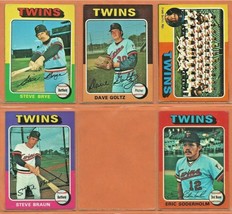 1975 Topps Minnesota Twins Team Lot 13 Dave Goltz Team Card Phil Roof Steve Brye - £2.38 GBP