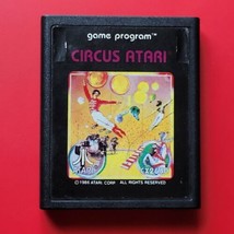 Circus Atari 2600 7800 1986 Atari Corp Game Cleaned Works - £8.84 GBP