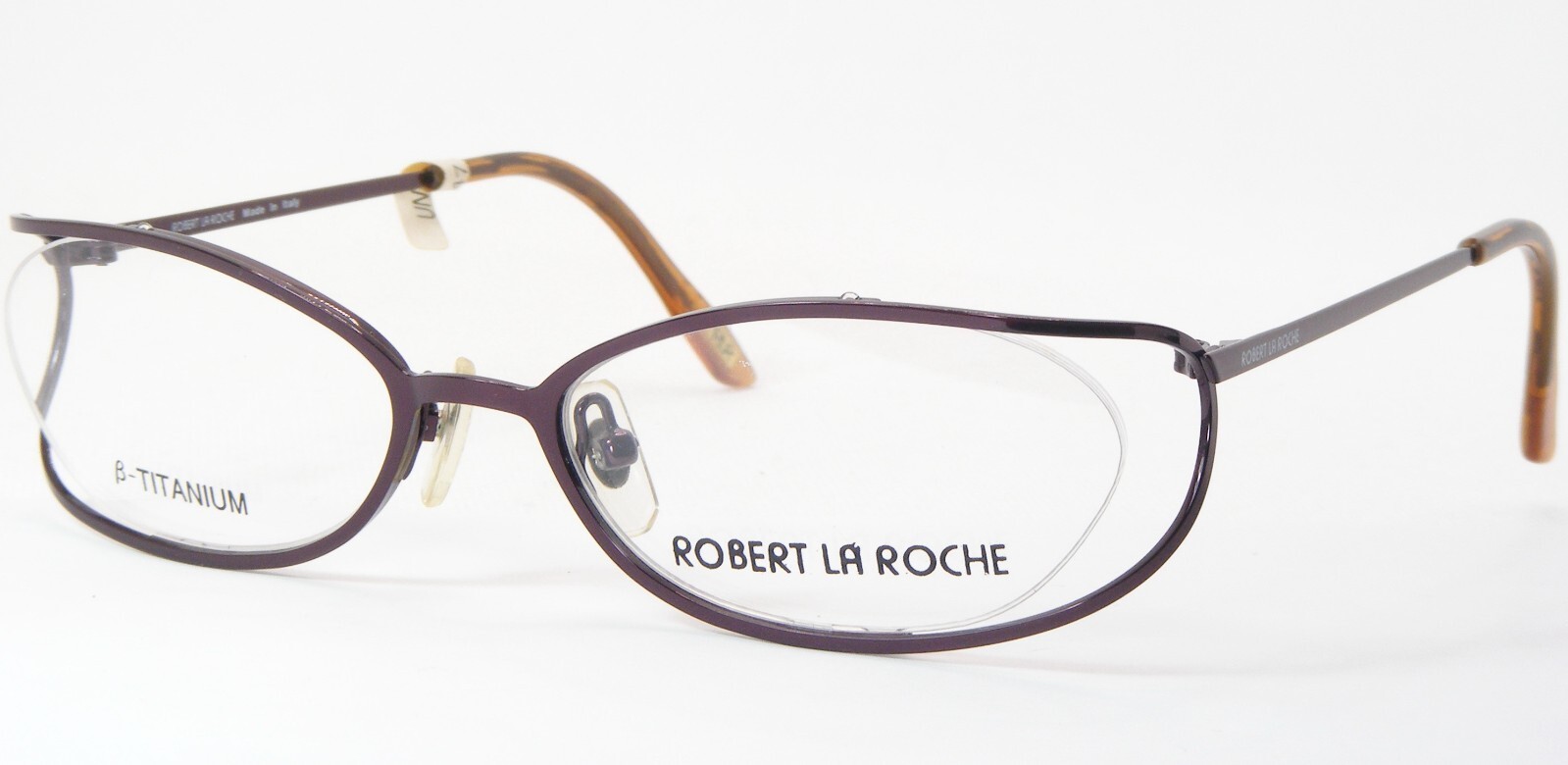 ROBERT LA ROCHE RLR170T-02 Prune Violet Unique Rare Titane Lunettes 53-1... - $96.02