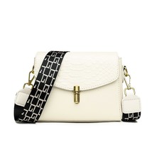Crocodile Pattern Genuine Leather Tote Bag for Women Luxury Ladies Shoulder Bag  - £41.16 GBP