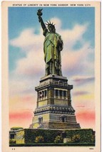 New York Postcard NYC Statue Of Liberty In New York Harbor - £2.31 GBP