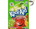 12x Packets Kool-Aid Green Apple Flavor Caffeine Free Soft Drink Mix | .... - £7.71 GBP