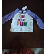 Oh What Fun Girls Size 12 Months Long Sleeve Shirt-Brand New-SHIPS N 24 HRS - $12.75