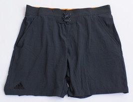 Adidas AdiZero ClimaCool Gray &amp; Orange Attached Jammer Tennis Shorts Men&#39;s  - $79.99